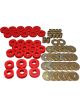 Energy Suspension Body Mount Red Set Hyper-Flex Polyurethane For GM A-Body