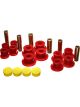 Energy Suspension Rear Leaf Spring Bushing Red Kit Hyper-Flex Polyurethane