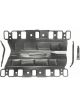 Felpro Valley Pan Gasket Embossed Metal Rubber Oldsmobile V8 Kit