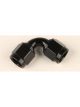 Fragola Adapter 90 10 AN Female to 10 AN Female Swivel Black