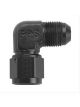 Fragola Adapter 90 10 AN Female to 10 AN Male Swivel Black