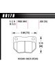 Hawk Brake Pads HPS Compound High Torque Rear For Nissan Pack 4