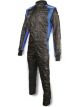 Impact Racing Suit Driving 1pc Double Layer Black / Blue Small