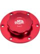 Jaz Fuel Filler Cap Assembly Twist Lock Cap 6 Bolt Aluminum Red