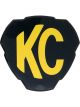 KC Hilites LED Light Shield Hard Cover Snap-On KC Logo Polycarbonate Black Flex