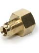 Leed Brake Line Fitting, Fitting Adapter 3/8-24 Male To 7/16-24 Female