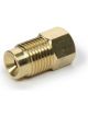 Leed Brake Line Fitting, Fitting Adapter 1/2-20 Male To 3/8-24 Female
