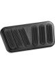 Lokar Pedal Pad Traditional Flat Brake Rubber Pads Billet Black