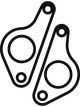Meziere Water Pump Gasket Composite Olds V8 Pair