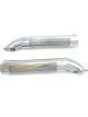 Patriot Exhaust Shielded Side Turnouts 3.5Inlet 26 Long Chrome Pr