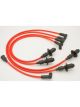 Pertronix Ignition 8mm Spark Plug Wire Set VW w/Male Tower Cap Red