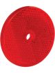 Reese Reflector Bolt-On 2-3/16 in Round Plastic Red Pair