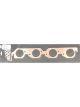 SCE Exhaust Manifold Header Gasket Copper 2.385