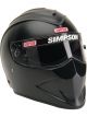 Simpson Safety Helmet Diamondback Head & Neck Flat Black Size 7-1/4
