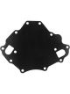 U-B Machine Water Pump Backing Plate Black Paint SBF