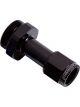 Aeroflow Carburettor Adapter Female -6AN, Black, For Holley