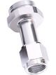 Aeroflow Carburettor Adapter Female -6AN, Silver, For Holley