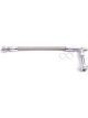 Aeroflow Carburettor Inlet Rail Kit -6AN Silver For Holley Dual Line