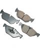 Akebono Euro Ultra-Premium Ceramic Rear Disc Brake Pad Set