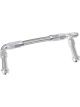 Aeroflow Carburettor Inlet Rail Kit -8AN (241mm), Silver For Holley