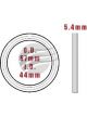 Aunger Exhaust Gasket For Toyota - Ring 4mm ID X 57mm OD JE015