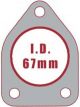 Aunger Exhaust Gasket For Mitsubishi Magna 3.5L