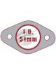 Aunger Exhaust Gasket For Subaru 1800 JE693