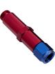 Aeroflow Carburettor Adapter Female -6 Blue For Barry Grant / Demon