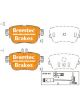Bremtec Euro-Line R90 Ceramic Brake Pads For Mercedes Benz (W213)