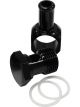 Aeroflow Alloy AN Banjo With Bolt 16mm to -6 Black For EdelbrockCarb AF164-06BLK