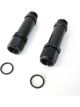 Aeroflow Female Carburettor Inlet Adapter Holley -8AN Black 2 Pack AF165-08-1BLK