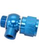 Aeroflow Oil Pressure Adapter Blue For Holden/Chevy LS, 1/8