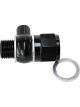 Aeroflow Oil Pressure Adapter Black For Holden/Chevy LS 1/8