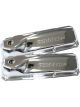 Aeroflow Chrome Steel Valve Covers For Ford 302-351 Cleveland Logo