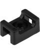 Jaylec Cable Tie Mount Screw Down H: 9.8mm x L: 23mm x W: 16mm Black Pack 10