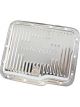 Aeroflow Chrome Transmission Pan For GM, Deep Pan with Drain Plug