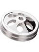 Proflow Pulley, V-Belt Power Steering Early GM 2-Groove, Polished A