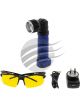 Jayair Rechargble LED UV Inspection Lamp with Goggles Li-Ion Battery