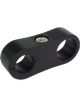 Proflow Billet Aluminium Hose & Tubing Clamp Separators Black Pack of 5