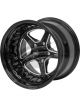 Street Pro ll Convo Pro Wheel Black 15x8.5 Bolt Pattern 5x4.75 For Holden