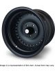 Street Pro Auto Drag Wheel Black 15x6 Bolt Pattern 5x4.5 For Ford