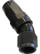 Aeroflow 150 Taper Full Flow Swivel 30 Degree Hose End -4AN Black