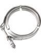 Aeroflow Performance Stainless Steel Boosted V Band Clamp 4