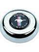 Grant Horn Button Mustang Pony Logo Steel Chrome Grant Classic / Challen
