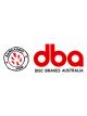 DBA - Disc Brakes Australia Kangaroo Paw Sticker White 13x5x0.01 cm
