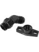 Aeroflow Turbo Drain Adapter -10AN 45 Degree 38-44MM Hole Centres