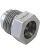 Aeroflow Weld-On Stainless Male Hex -8AN Fitting For 1/2