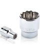 Toptul 12 Point CR-V Socket 3/8
