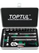Toptul 18pcs 1/4