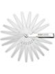 Toptul Metric Feeler Gauge Tapered Tips 0.05-1.00mm Blade 20pcs